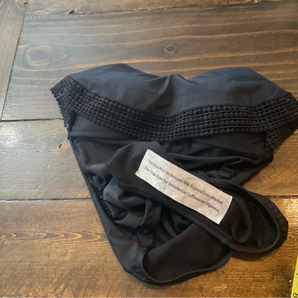 Kona Sol Elegant Black One-Piece Swimsuit - Picture 10 of 16